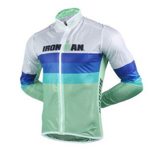 IRONMAN SANTINI MENS ZERO WIND SEASIDE WINDBREAKER Wind Cutter Mens L New w/Tags
